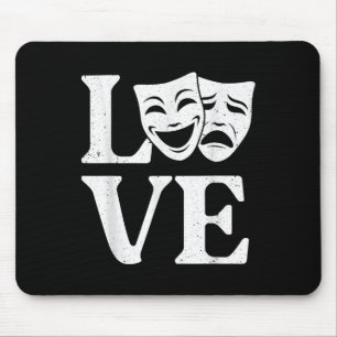 Mousepad Arte de Teatro Engraçada para Homens Mulheres Atua