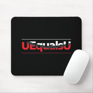 Mousepad Arte de Tipografia Indetectável do VIH UEqualsU