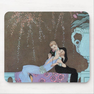 Mousepad Arte Deco Antigo Fogos de Artifício Le Feu, George