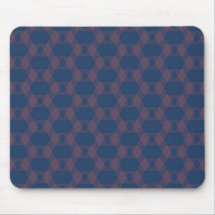 Mousepad Arte decorativa moderna legal, roxa, vermelha