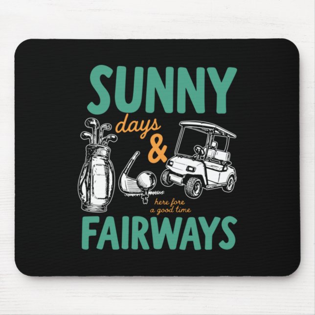 Mousepad Arte Dias Ensolarados E Fairways (Frente)