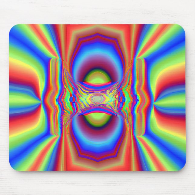 Mousepad Arte Digital de Interseção Dimensional (Frente)