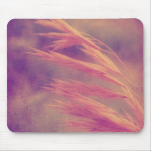 Mousepad Arte Digital de Risco de Roxo de Sementes de Grama