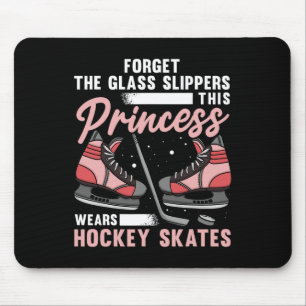 Mousepad Arte Diversão De Hóquei No Gelo Para Mulheres Jogo