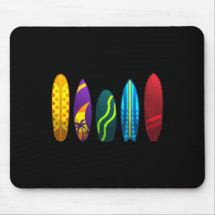 Mousepad Arte Divertida de Surf para Homens Mulheres Crianç