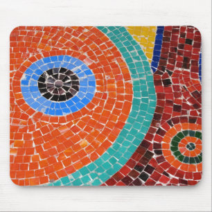 Mousepad arte do azulejo de mosaico