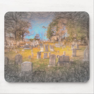 Mousepad Arte Do Cemitério Do Sonolento Hollow