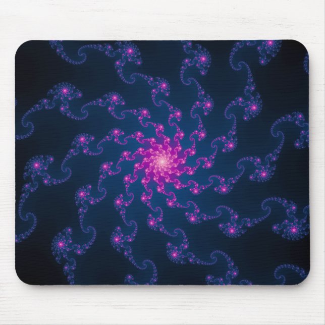 Mousepad Arte do Fractal da flor da vida (Frente)