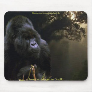 Mousepad Arte do GORILA de MONTANHA