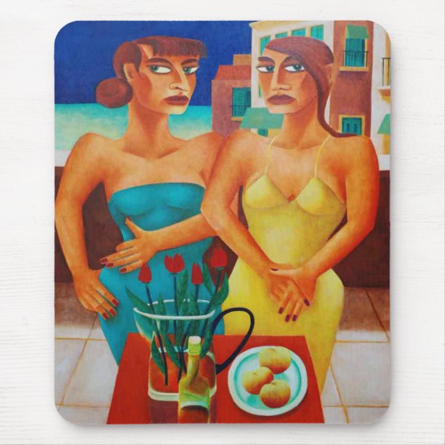 Mousepad Arte do knuttel de Graham (Frente)