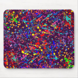 Mousepad Arte do Splatter da pintura da ação