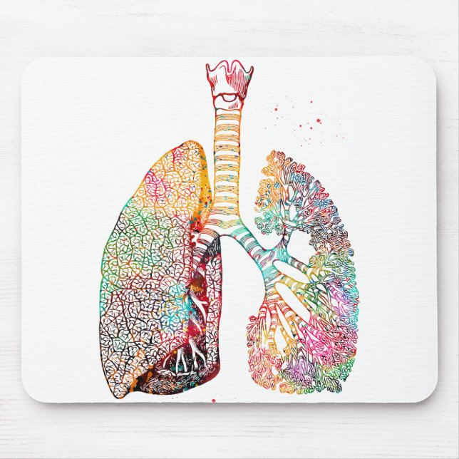 Mousepad Arte dos Pulmões (Frente)