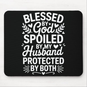 Mousepad Arte engraçada de esposa para mulheres e meninas M