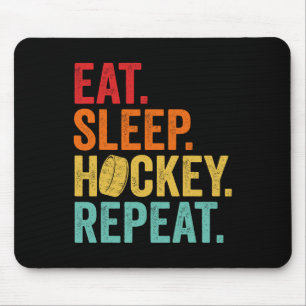 Mousepad Arte engraçada de hóquei para meninos, crianças, h