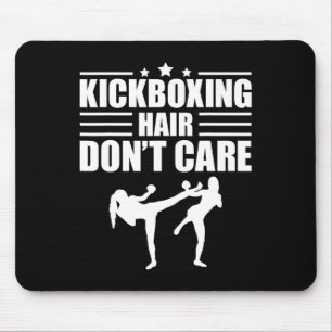 Mousepad Arte engraçada de Kickboxing para homens e mulhere