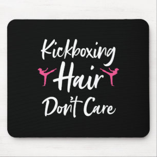Mousepad Arte engraçada de Kickboxing para homens e mulhere