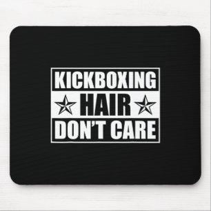 Mousepad Arte engraçada de Kickboxing para homens e mulhere