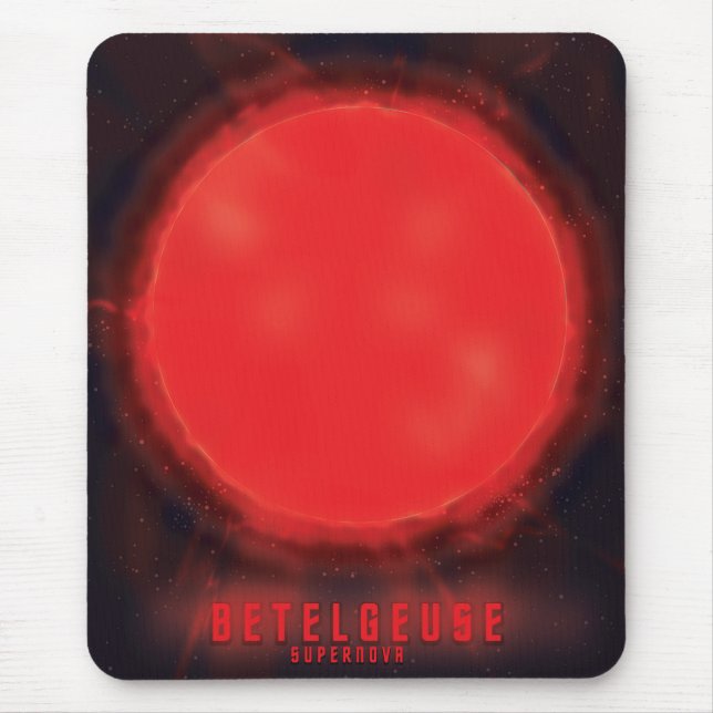 Mousepad arte espacial supernova betelgeuse (Frente)