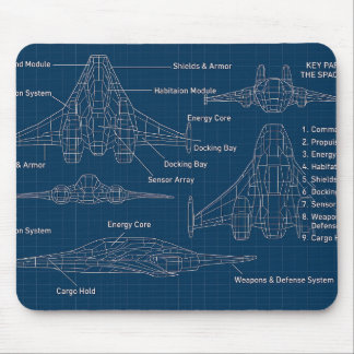 Mousepad "Arte Esquema Futurística"