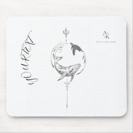Mousepad Arte Estético com Nome Personalizado