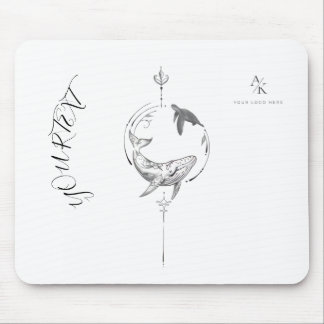 Mousepad Arte Estético com Nome Personalizado