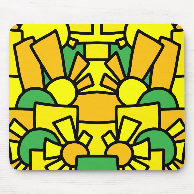 Mousepad Arte Festiva de Doodle 42 (Frente)