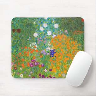 Mousepad Arte Floral de Jardim de Cottage Vintage de Gustav