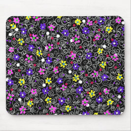 Mousepad Arte Floral de Primavera