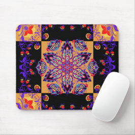Mousepad Arte Floral, Mehndi Violet Nature