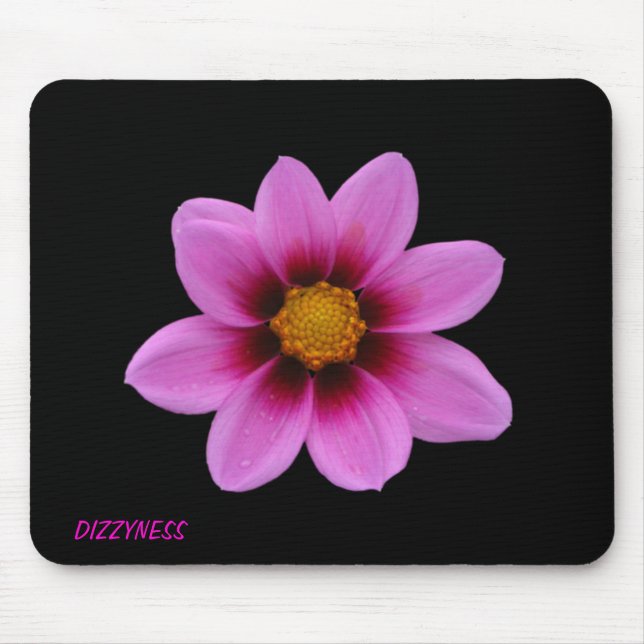 Mousepad Arte Floral Rosa (Frente)