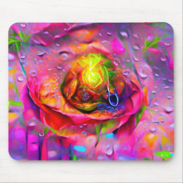 Mousepad Arte Floral Surreal