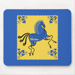 Mousepad Arte Folclórica Tradicional Eslava da Ucrânia  