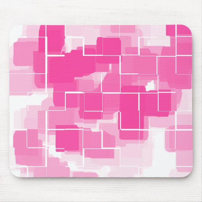 Mousepad Arte Geométrica "Strawberry Shortcake" (Frente)