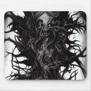 Mousepad Arte Gótica Escura Biomatter Vilo Escuro Horizonta