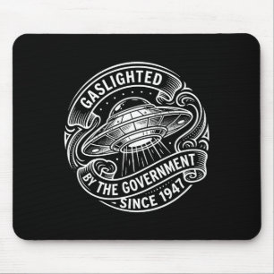 Mousepad Arte Gráfica Divertida de Ovni Alien Gaslighting G