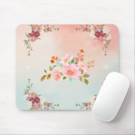 Mousepad Arte Gráfica Floral, Flores Floreadoras
