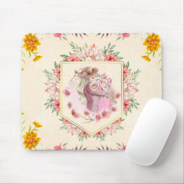 Mousepad Arte Gráfica Floral, Lady Of Primavera