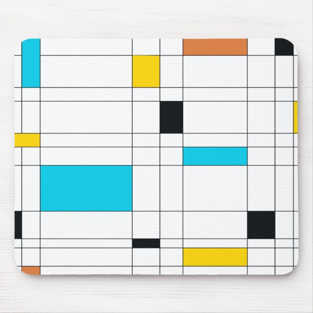 Mousepad Arte ilustrativa colorida, legal, moderna e modern (Frente)