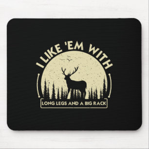 Mousepad Arte legal De Caça Para Homens Mulheres Caçando Wi