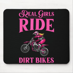 Mousepad Arte legal de moto de terra para mulheres e menina