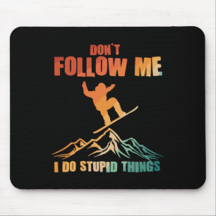 Mousepad Arte legal De Neve Para Homens Mulheres Neve