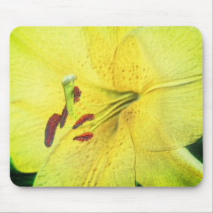 Mousepad Arte Lily Flor Amarela