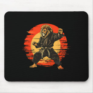 Mousepad Arte Marcial Kickboxing Leão Taekwondo Mma Judô