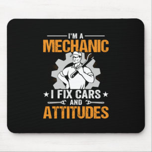 Mousepad Arte Mecânica Eu Sou Um Mecânico Que Conserto