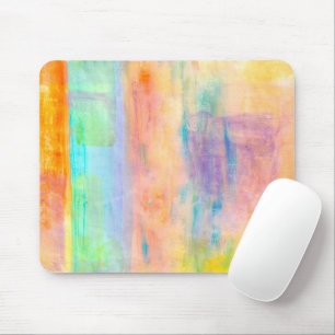 Mousepad Arte midiática abstrato artística em multicores