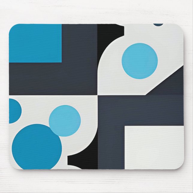 Mousepad Arte Moderna Abstrata Geométrica (Frente)