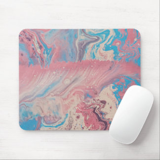 Mousepad Arte Moderna de Derramamento de Acrílico Pastel, R