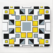 Arte Moderna de Padrão de Colcha Geométrica