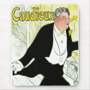 Mousepad Arte Nova Antiga, Caudieux por Toulouse Lautrec