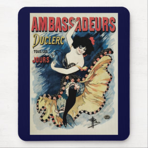 Mousepad Arte Nova Antiga, Dançarina Flamenca Espanhola